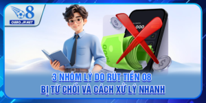 3 Nhóm Lý Do Rút Tiền O8 Bị Từ Chối Và Cách Xử Lý Nhanh