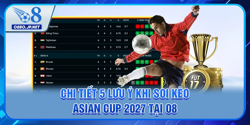 Công cụ hỗ trợ soi kèo Asian Cup 2027 tại O8